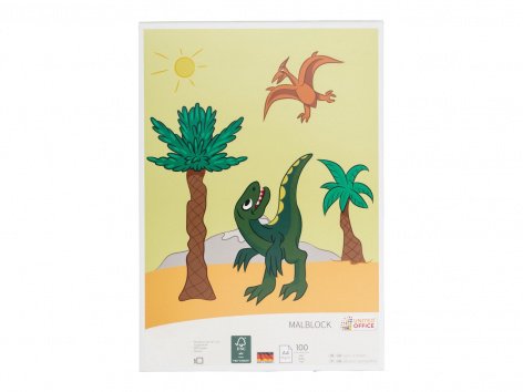 Blocco da disegno A4, 100 fogli