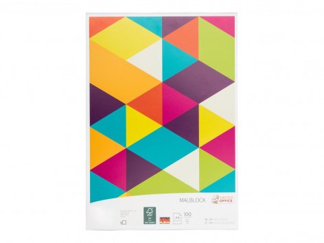 Blocco da disegno A4, 100 fogli