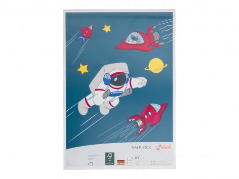 Blocco da disegno A4, 100 fogli