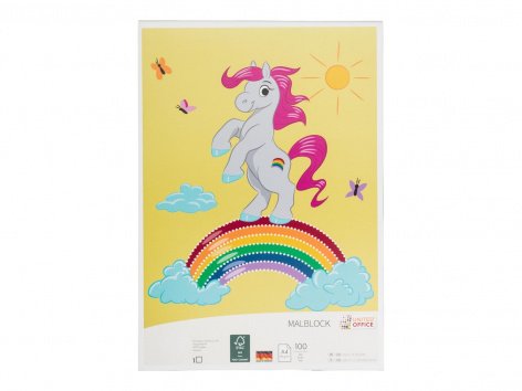 Blocco da disegno A4, 100 fogli