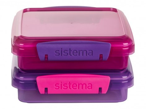 Contenitore porta merenda 1 o 2 pezzi o borraccia 1 o 2 pezzi