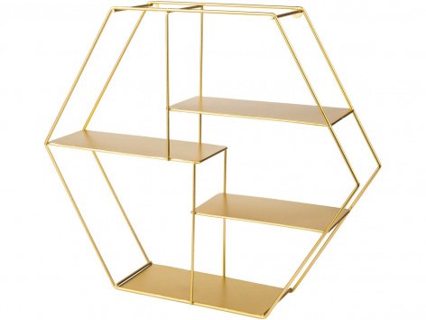 Specchio o scaffale esagonale