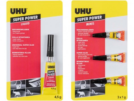 Colla istantanea, 3x1g o 4,5g