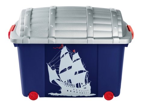 Baule contenitore con rotelle