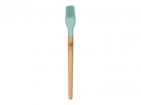 Utensile da cucina in silicone e bambù