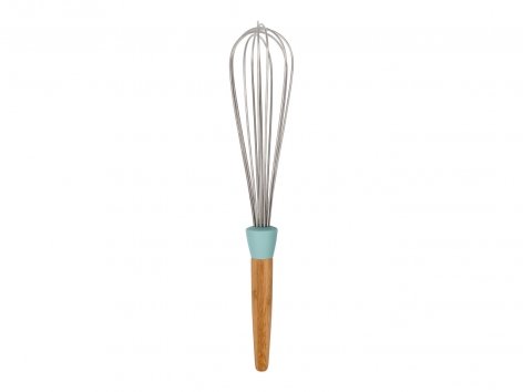 Utensile da cucina in silicone e bambù