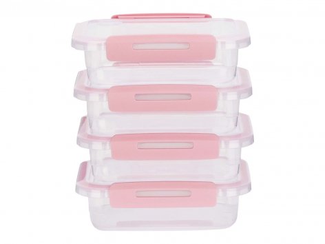 Set contenitori salvafreschezza con chiusura ermetica