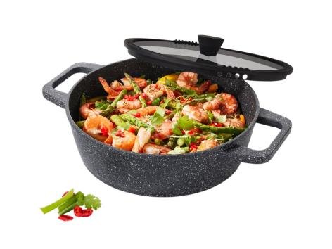 Tegame ø 28 cm con coperchio in vetro