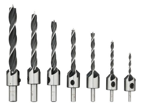 Set punte da trapano per legno