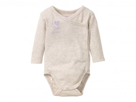 Body a manica lunga da neonati, 2 pezzi