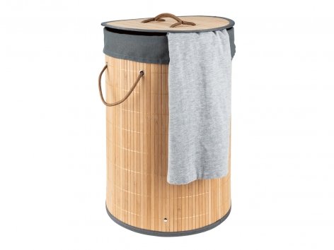 Cesto porta biancheria in bambù