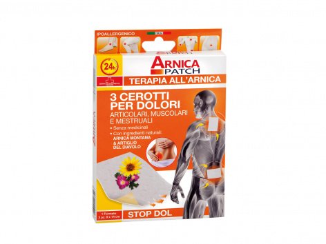 Arnica Patch Cerotti per dolori muscolari mestruali