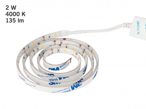 Striscia LED a batteria 1m con sensore di movimento