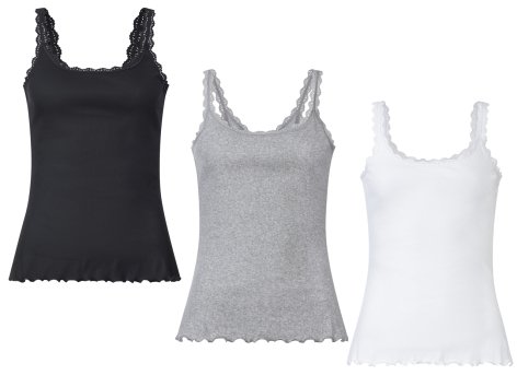 Canotta da donna con pizzo