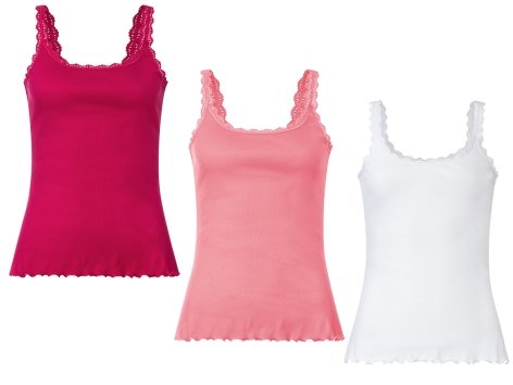 Canotta da donna con pizzo