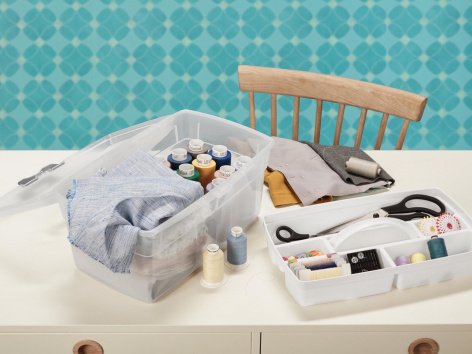 Box portaoggetti per cucito