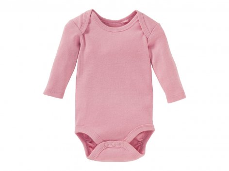 Body a manica lunga da neonata, 5 pezzi