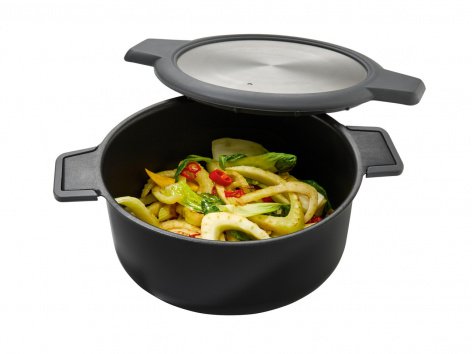 Pentola o piastra grill per microonde