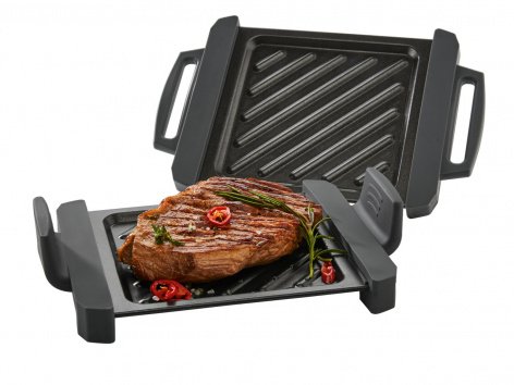 Pentola o piastra grill per microonde