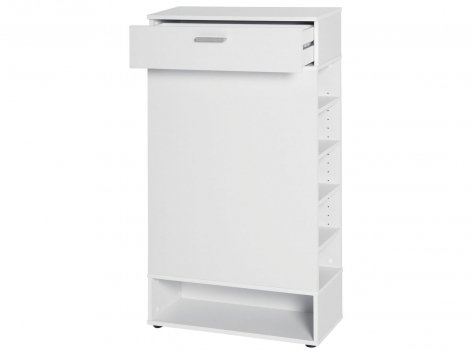 Scarpiera con scomparti laterali