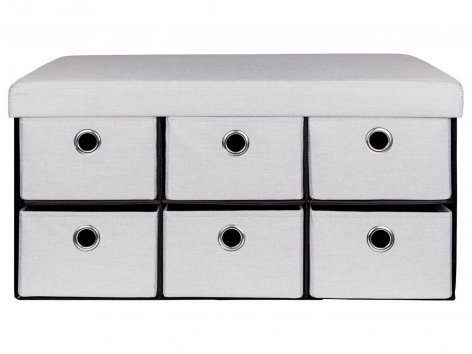 Cassapanca con 6 cassetti