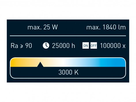 Lampada LED da soffitto con altoparlante Bluethooth