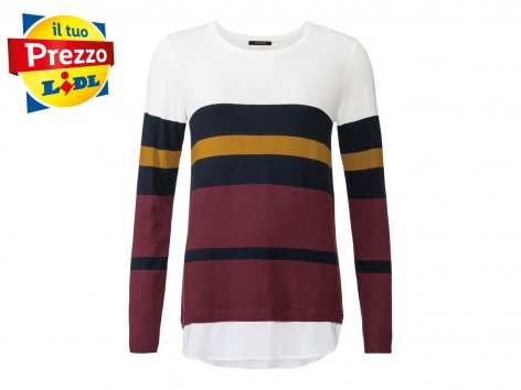 Pullover-camicia da donna