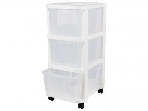 Box 3 cassetti con rotelle