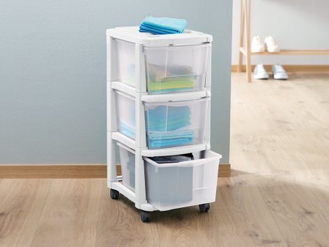 Box 3 cassetti con rotelle