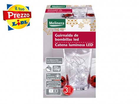 Catena luminosa LED per interni