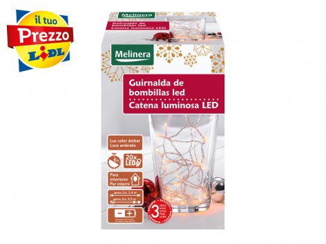 Catena luminosa LED per interni