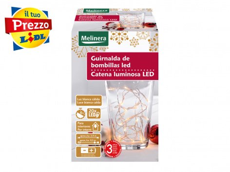 Catena luminosa LED per interni