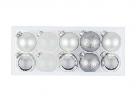 Palline natalizie in vetro