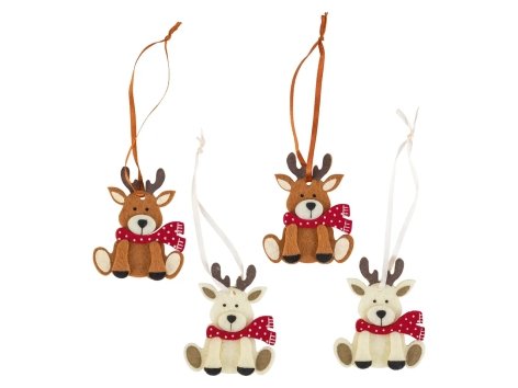 Decorazioni natalizie in feltro