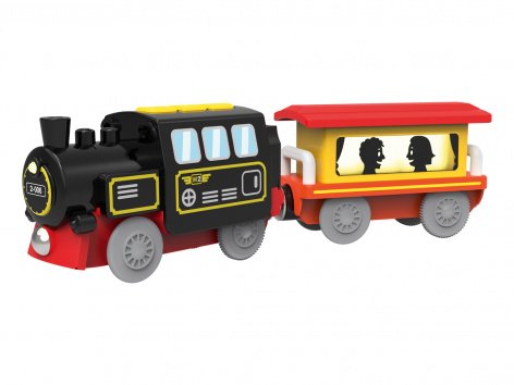 Trenino telecomandato tramite batteria o APP