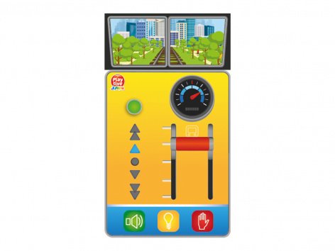 Trenino telecomandato tramite batteria o APP