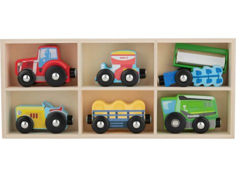 Set veicoli per gioco pista in legno