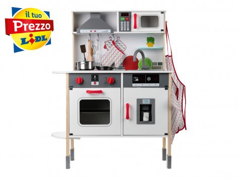 Cucina giocattolo in legno