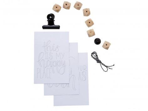 Set calligrafia, set biglietti o set decorazioni fai da te