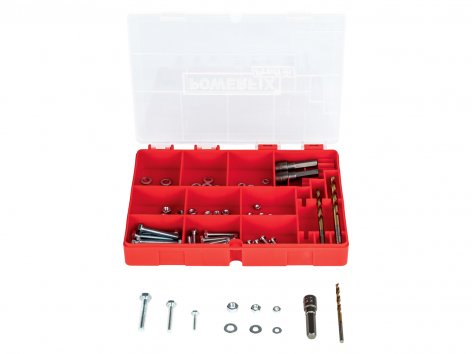 Set viti, punte, tasselli per trapano