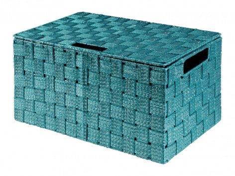 Cesti portaoggetti, 4 pezzi, portaoggetti pensile o cesto con coperchio