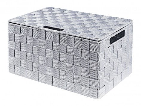 Cesti portaoggetti, 4 pezzi, portaoggetti pensile o cesto con coperchio