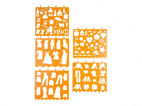 Libro con sagome da disegno