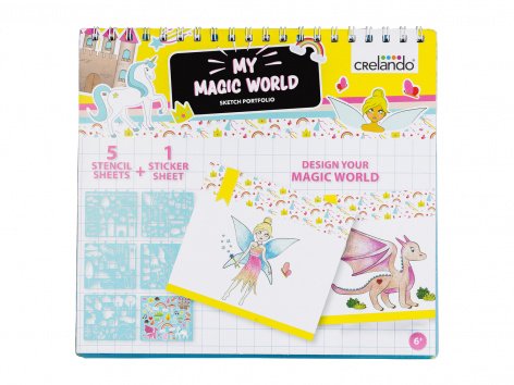 Libro con sagome da disegno