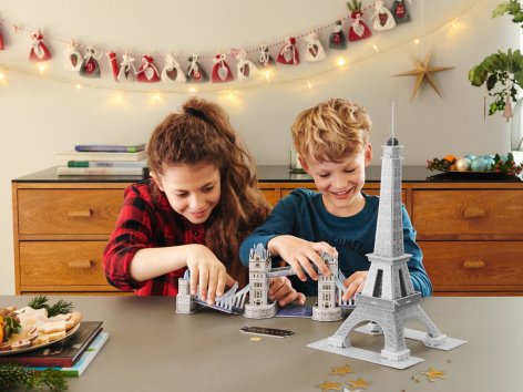 Puzzle 3D "Monumenti famosi"