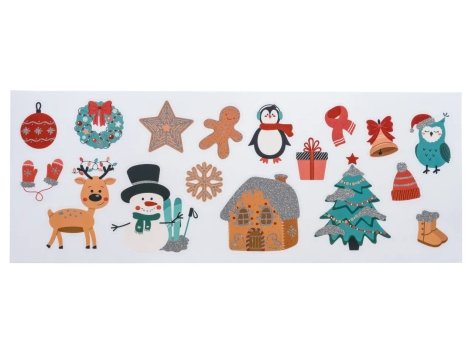 Decorazioni natalizie per finestre