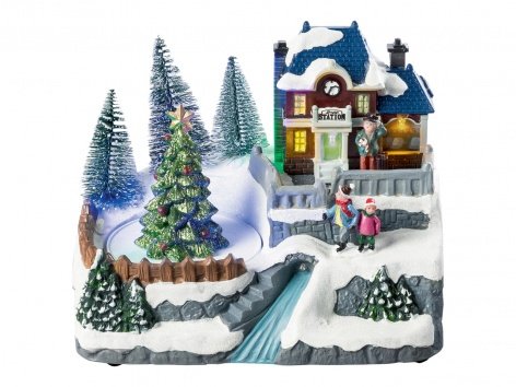 Paesaggi natalizi a LED