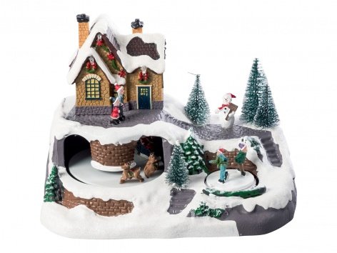 Paesaggi natalizi a LED