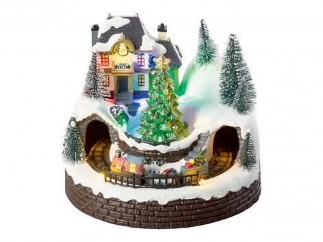 Paesaggi natalizi a LED