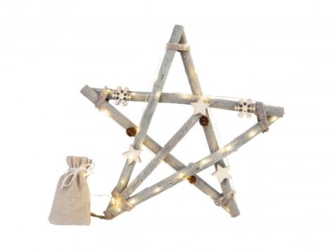 Decorazioni in legno con LED